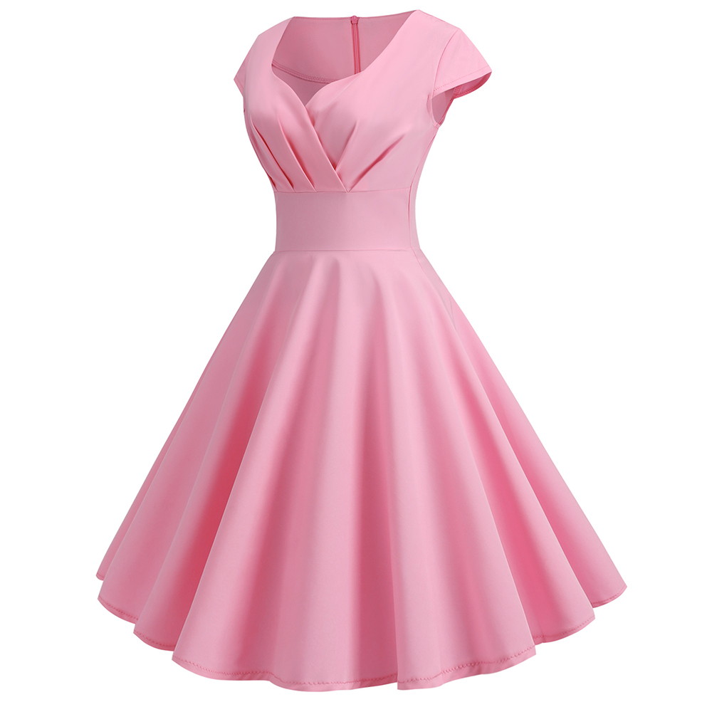 Women'S Fashion Of The 50S - Wyprzedaż Moda Damska Sukienki Retro Miękkie