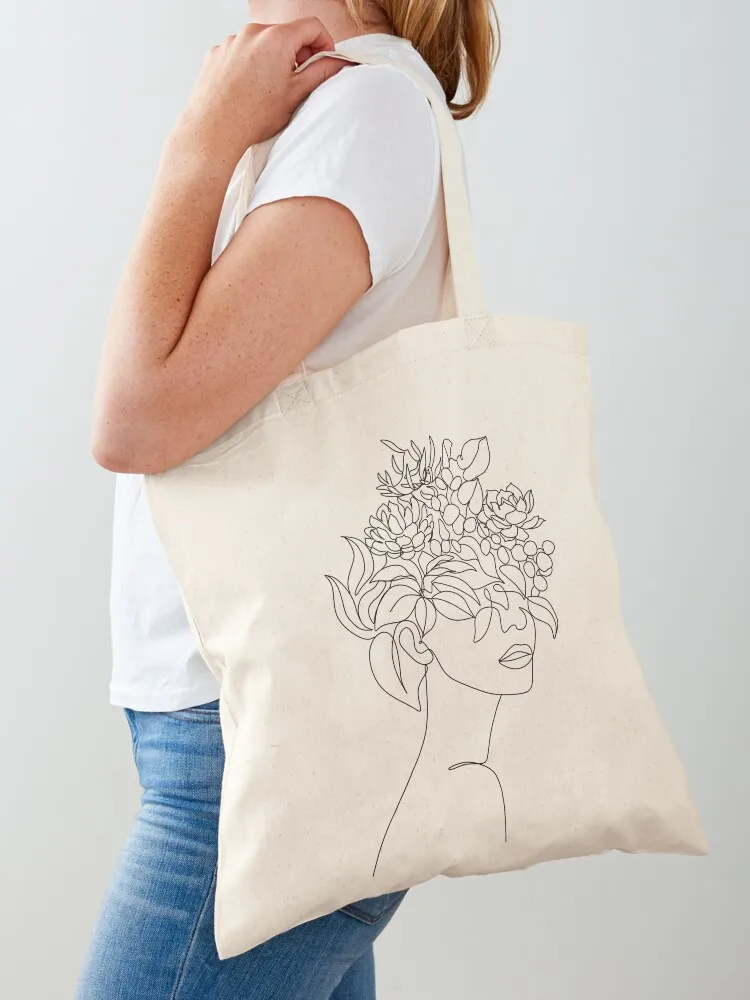 Women Fashion Online Shopping - Plakat Kobieta z roślinami na głowie,