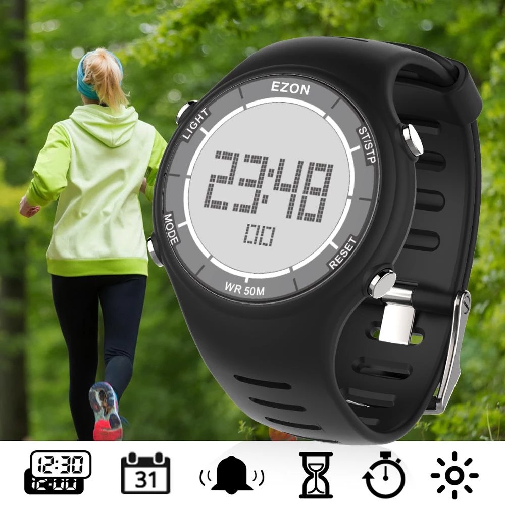 Women'S Fashion Digital Watch - EZON Nowy Modny Damski Cyfrowy Zegarek