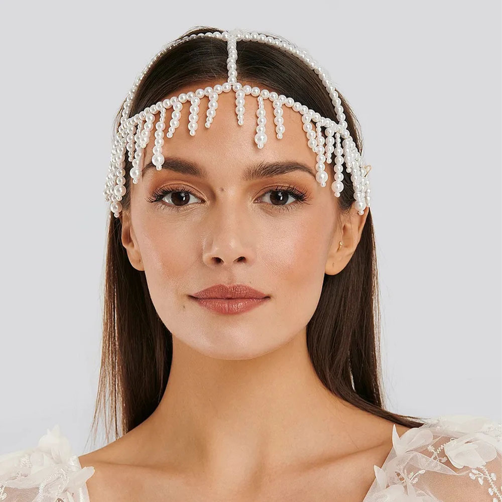 Women'S Fashion Roaring 20S - Nakrycie głowy z kryształowej czapki z