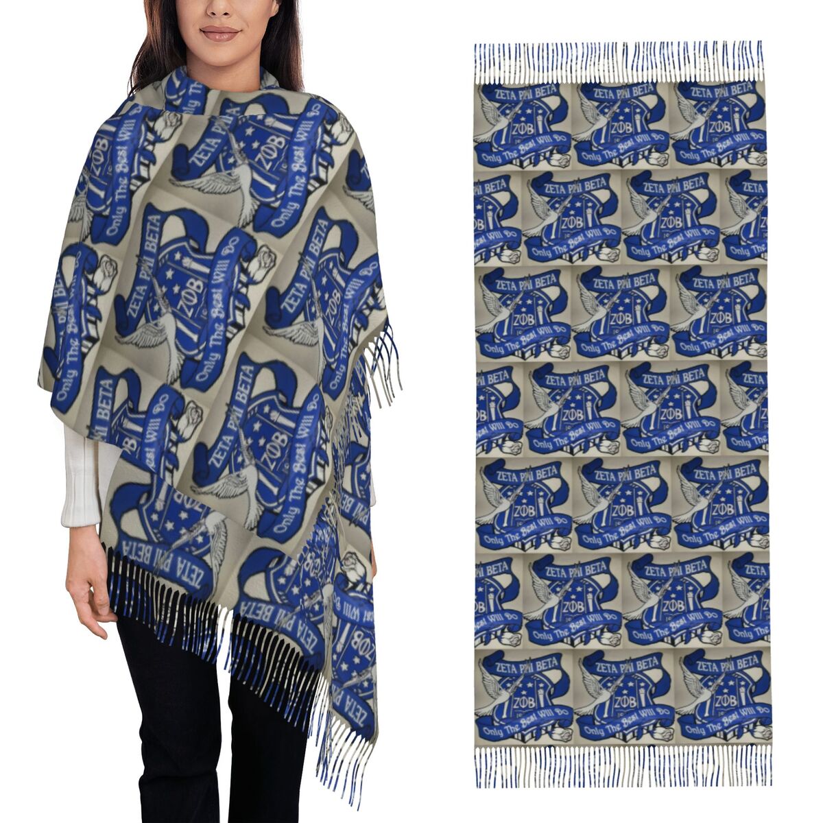 Women'S Fashion In 1920 - Szal Zeta Phi Beta z greckimi