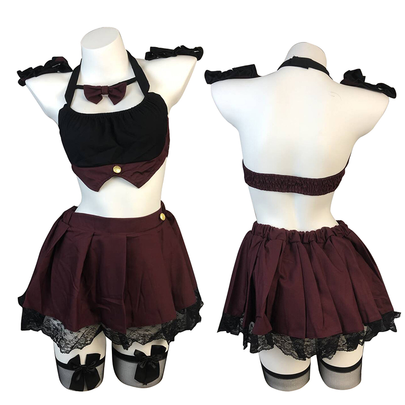 Pleated Skirt Women - Duży rozmiar, seksowna bielizna porno, pikantna