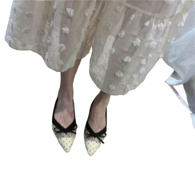 Women'S Fashion Footwear - Letnie buty damskie 2026 w kropki,