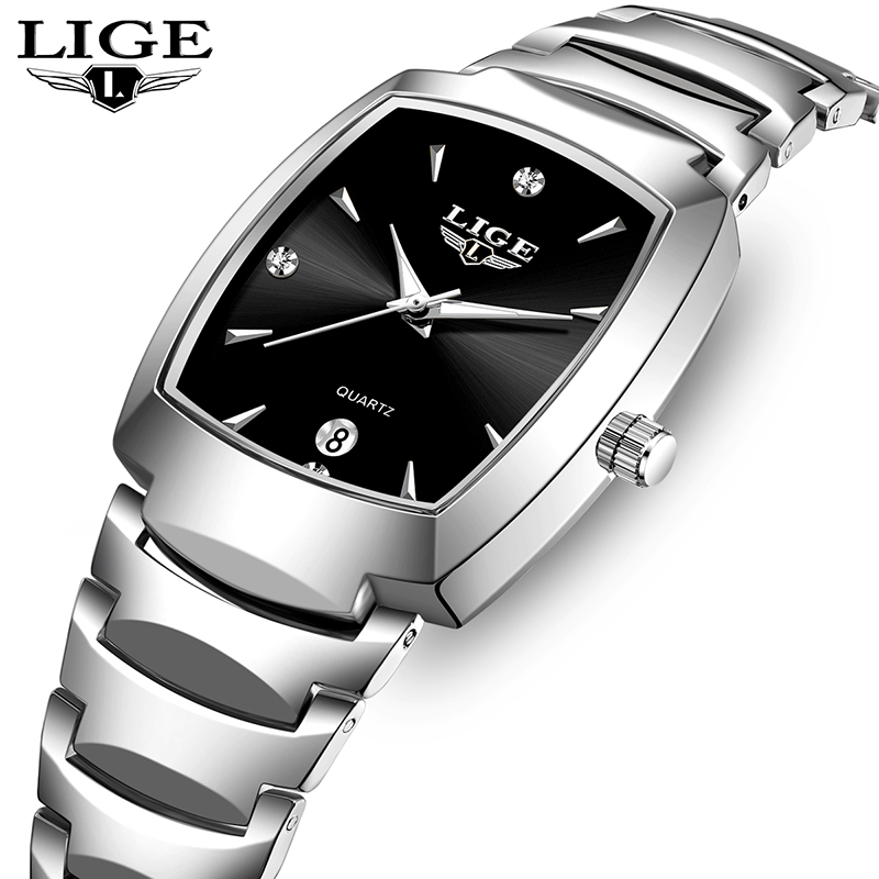 Women'S Fashion Quartz Watch - Zegarek LIGE damski biznesowy luksusowy zegarek