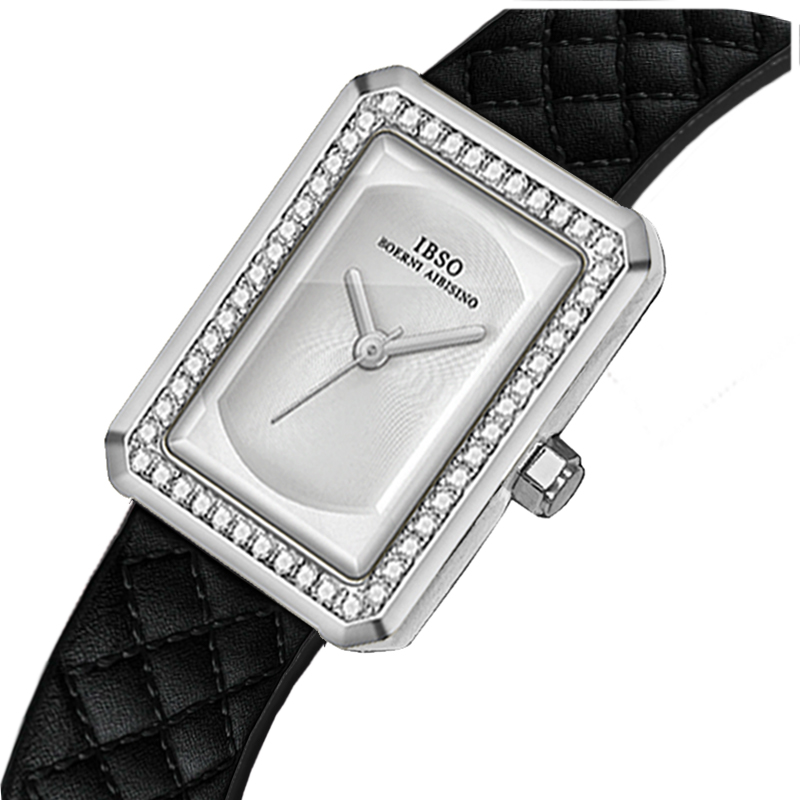 Women'S Fashion Digital Watch - Zegarek damski skórzany prostokątny złoty wodoodporny
