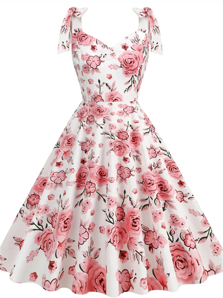 Women'S Fashion Of The 50S - 2024 Nowa moda damska Letnia sukienka