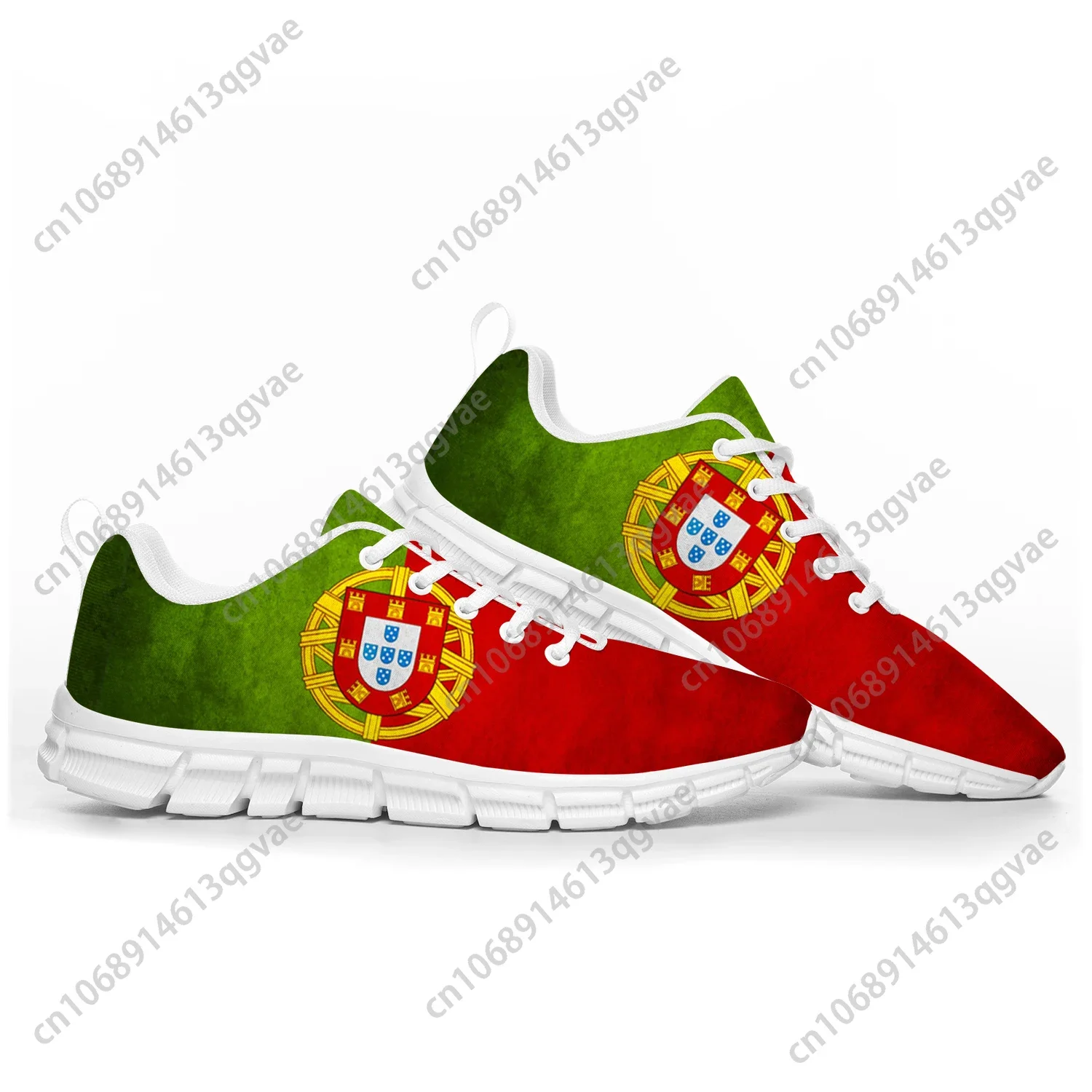 Women'S Fashion Portugal - Buty sportowe z flagą Portugalii męskie