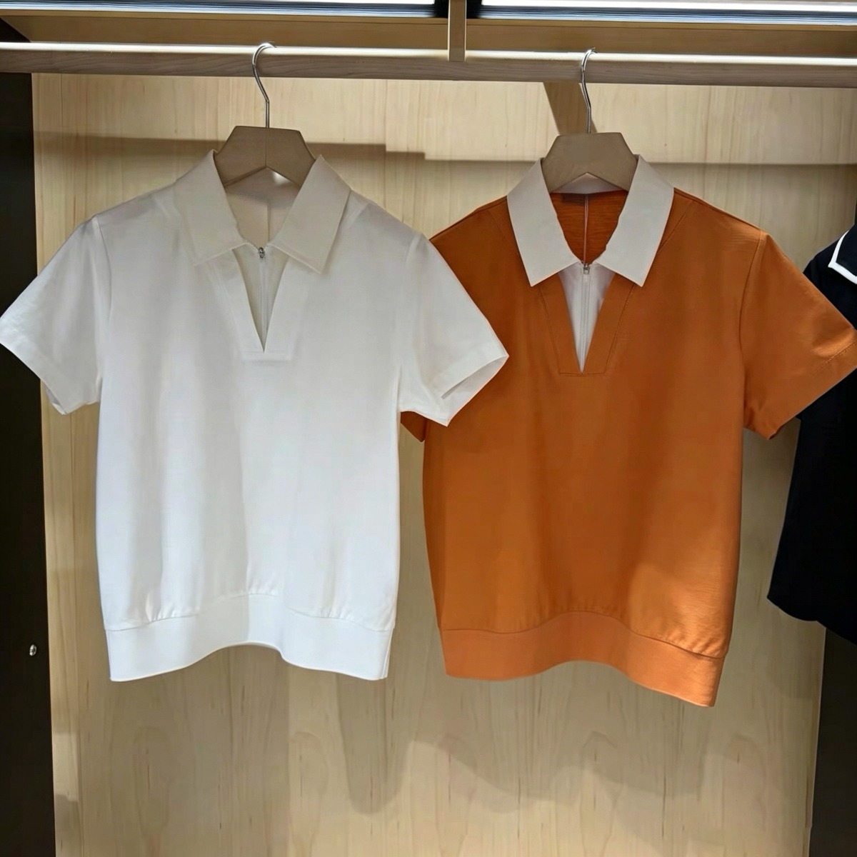 Women'S Fashion Layering - Damska sportowa koszulka golfowa z krótkim