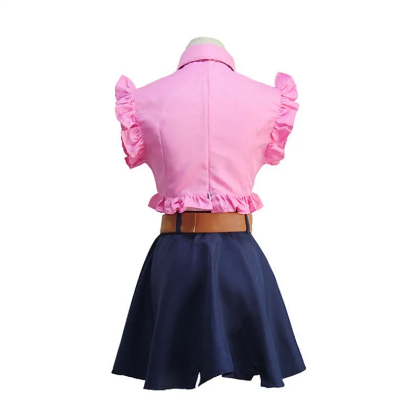 Pleated Skirt Women - Kostium Cosplay COSAnime Danganronpa Chihiro Fujisaki,