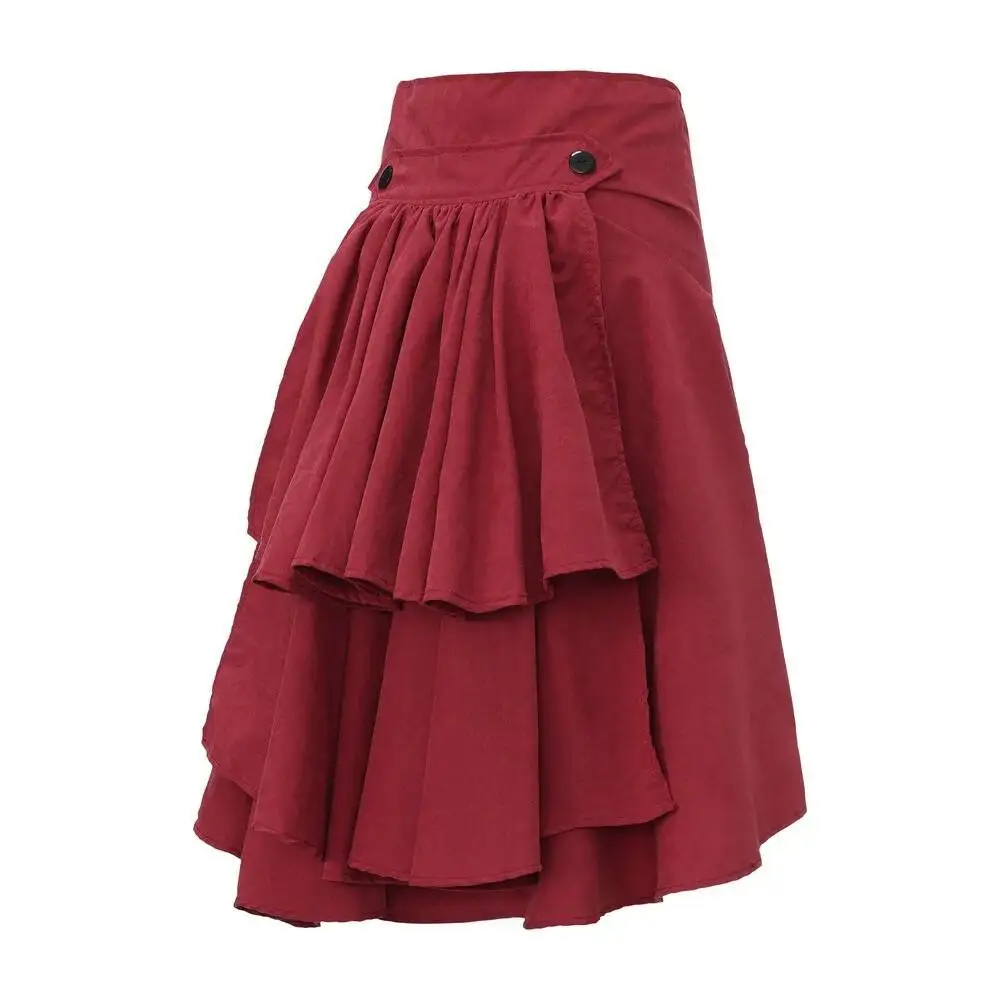 Damski punkowy frak, renesanso – Pleated Skirt Women recenzja i cena