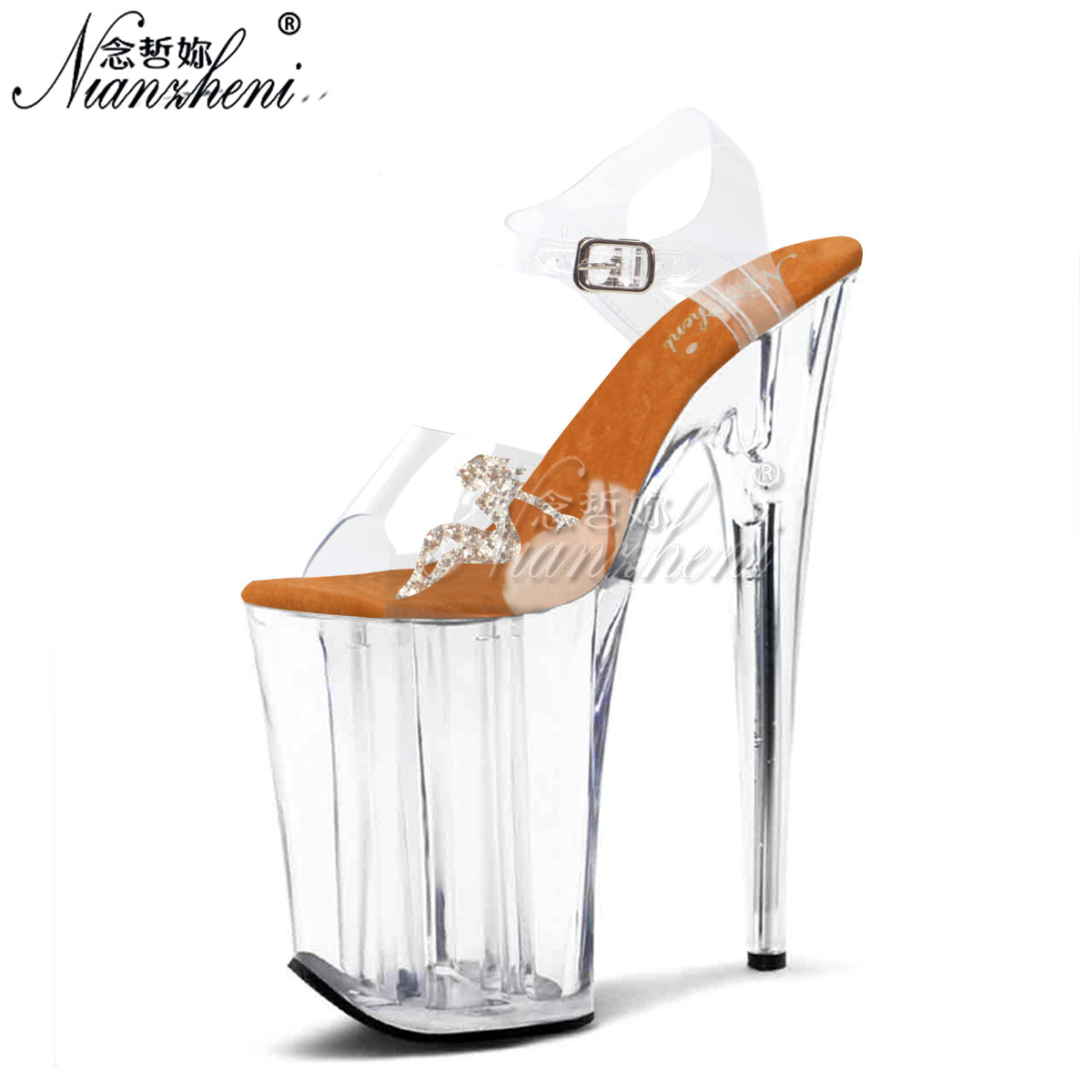 Damskie szpilki 23 cm, sandały – Spaghetti Strap Dress recenzja i cena