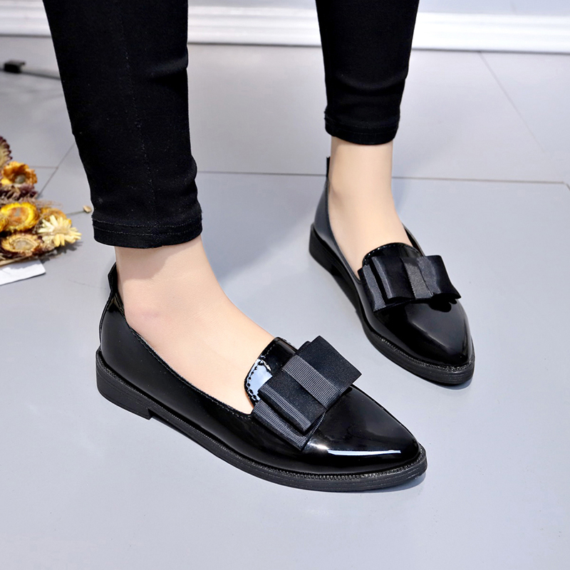 Czarne/Czerwone lakierowane ba – Women'S Fashion Loafers recenzja i cena