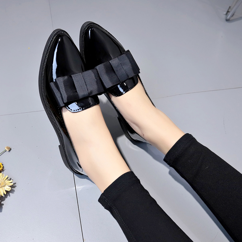 Czarne/Czerwone lakierowane ba – Women'S Fashion Loafers recenzja i cena