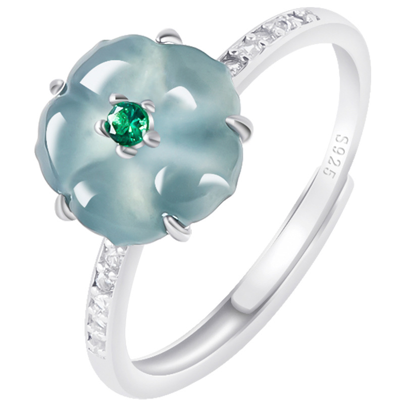 Niebieskie pierścionki z jadei – Women Fashion Rings recenzja i cena