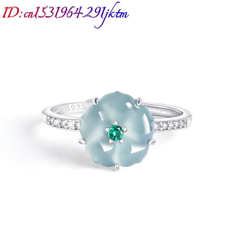 Niebieskie pierścionki z jadei – Women Fashion Rings recenzja i cena