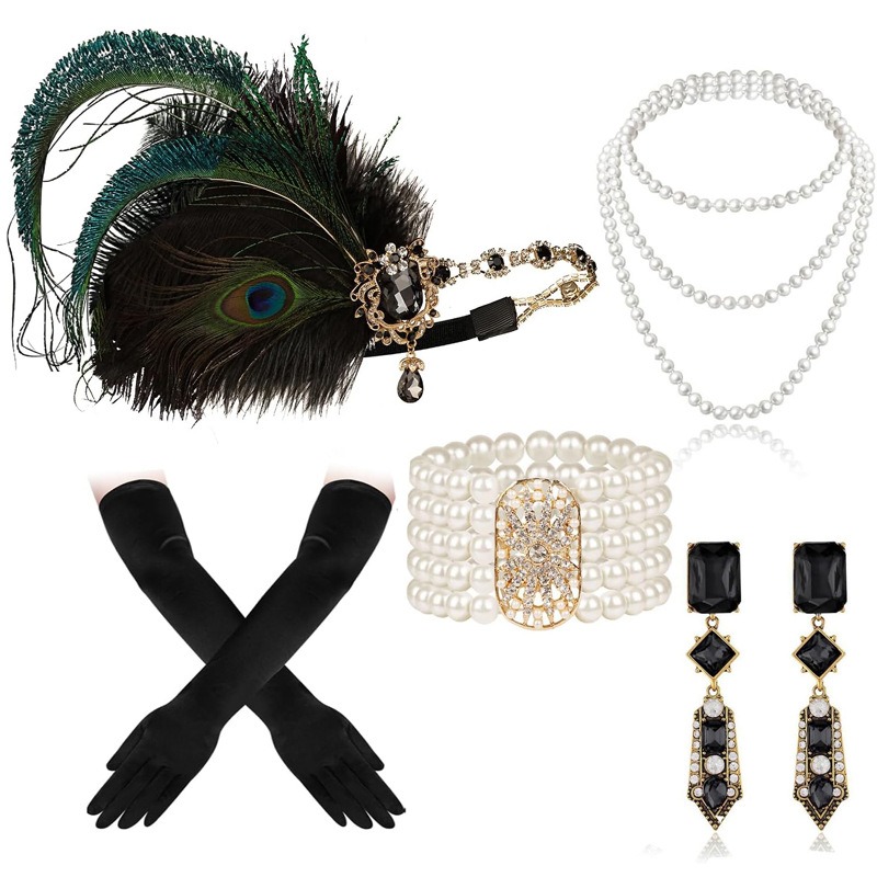 Zestaw akcesoriów Flapper 1920 – Women'S Fashion Roaring 20S recenzja i cena
