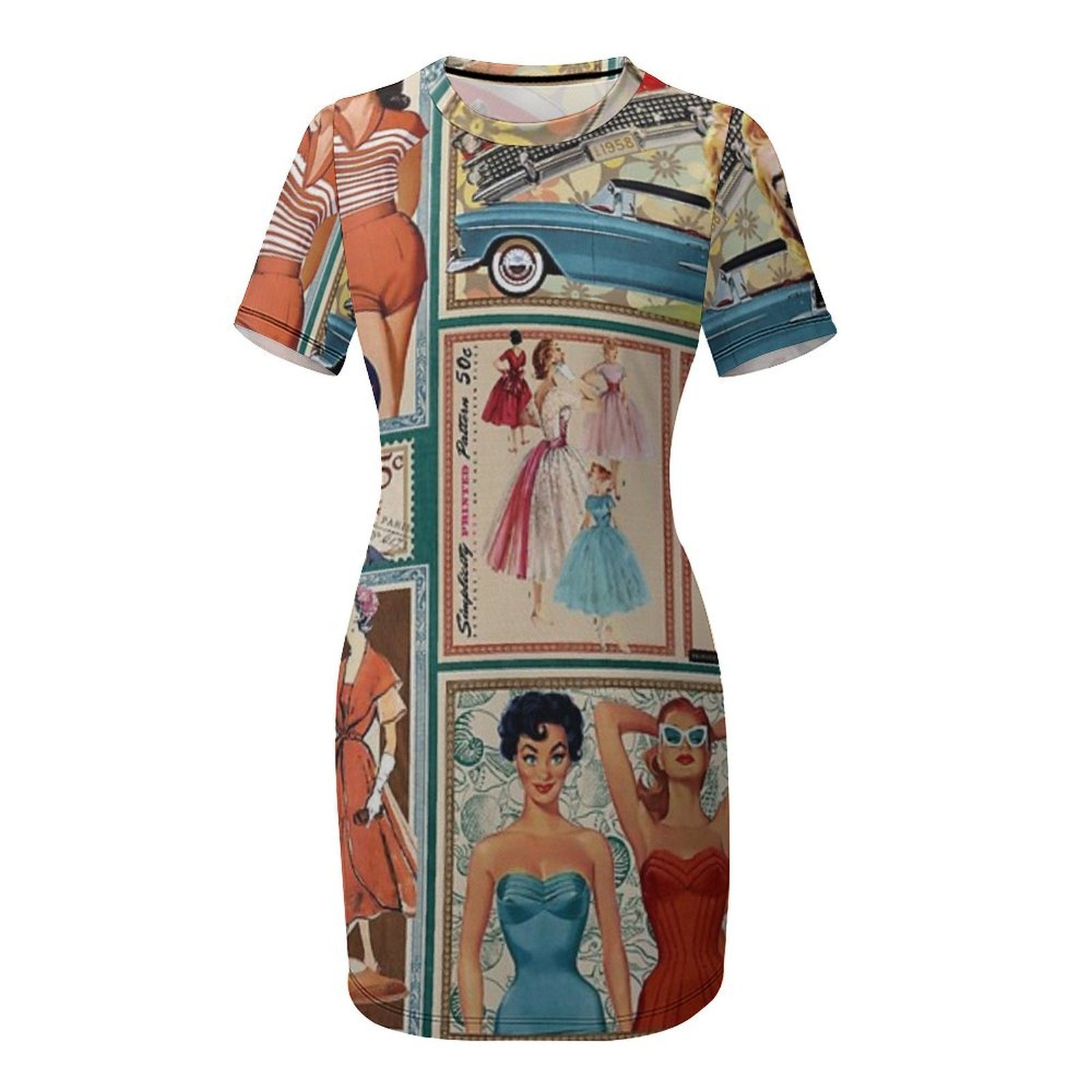 Sukienka z krótkim rękawem w s – Women'S Fashion Of The 50S recenzja i cena