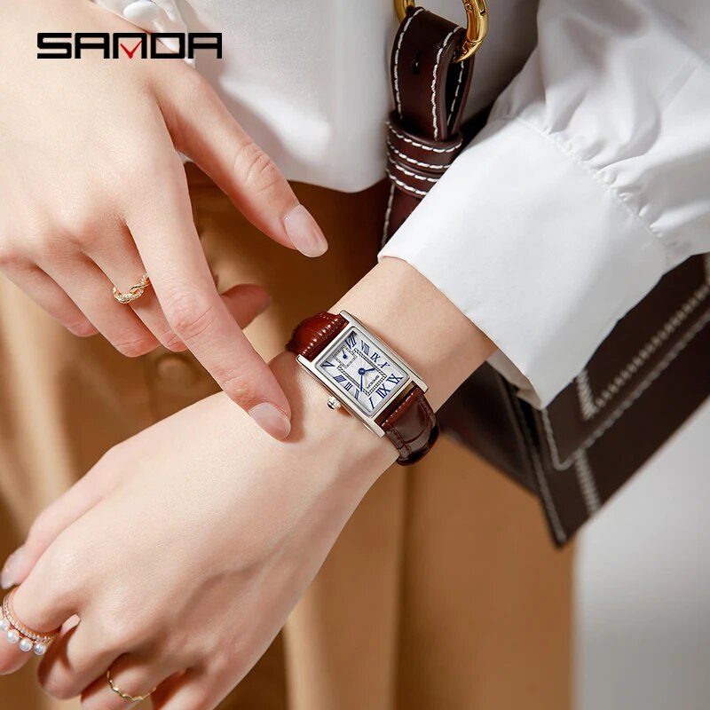 SANDA 1116 Nowa moda 2024 Eleg – Women'S Fashion Digital Watch recenzja i cena