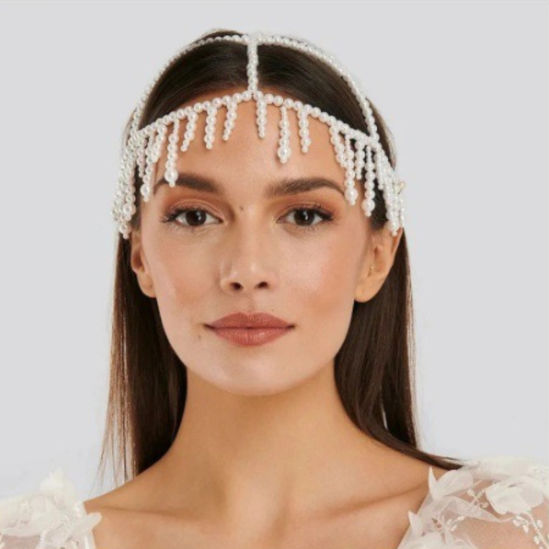 Modny perłowy wisiorek na głow – Women'S Fashion Roaring 20S recenzja i cena