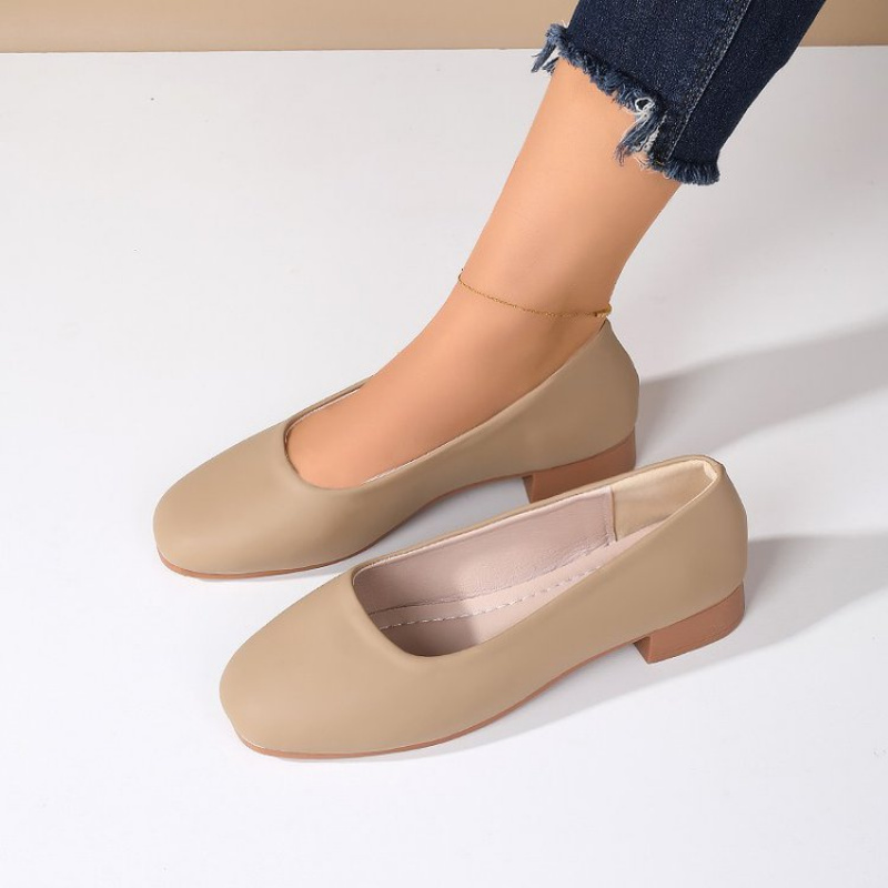 Miękkie skórzane wsuwane buty  – Women'S Fashion Footwear recenzja i cena