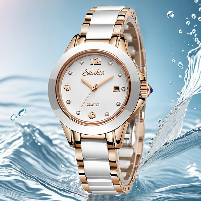 Zegarek damski Sunkta Fashion  – Women'S Fashion Quartz Watch recenzja i cena
