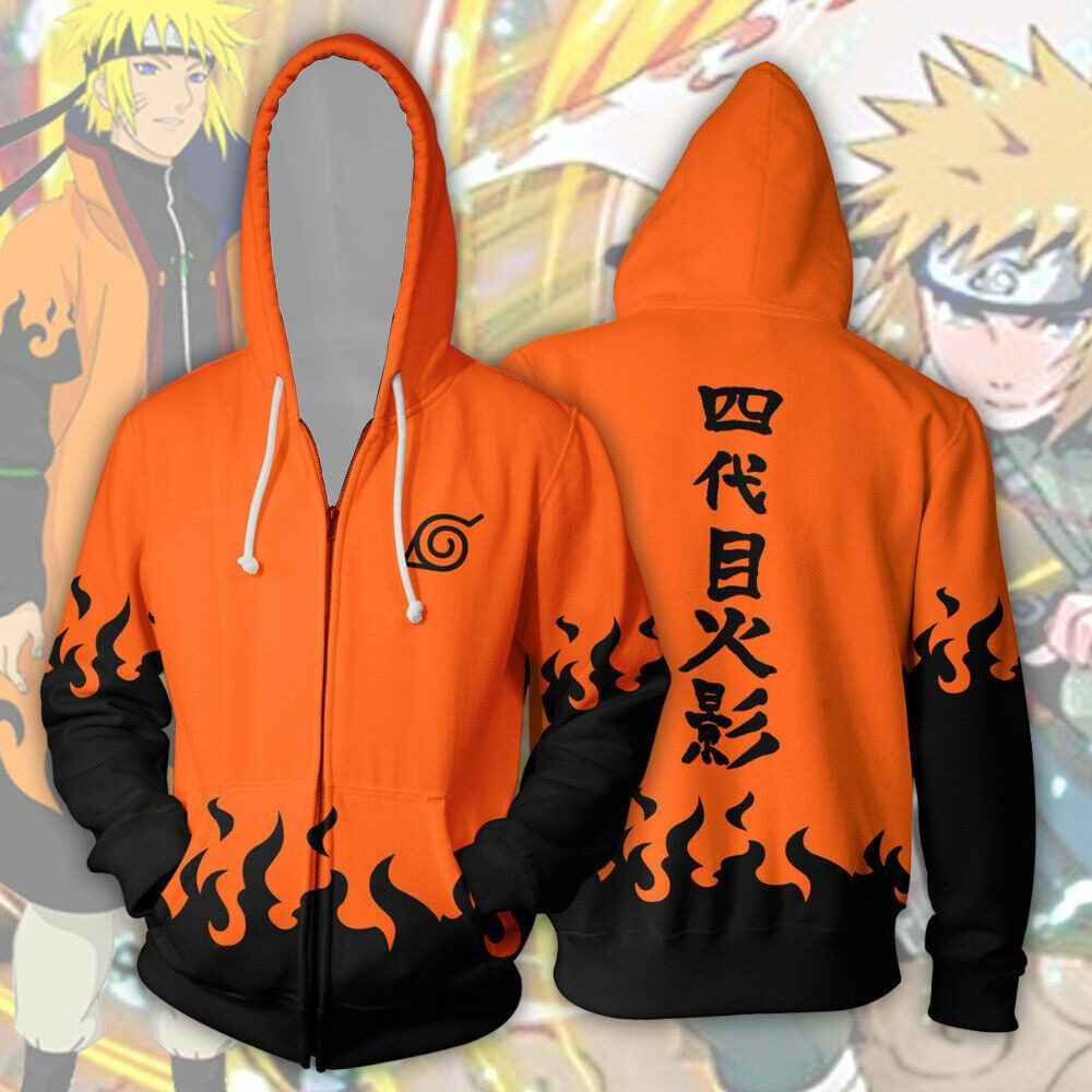 Bluza z kapturem Naruto 4. Hok – Women'S Fashion Zip Hoodie recenzja i cena