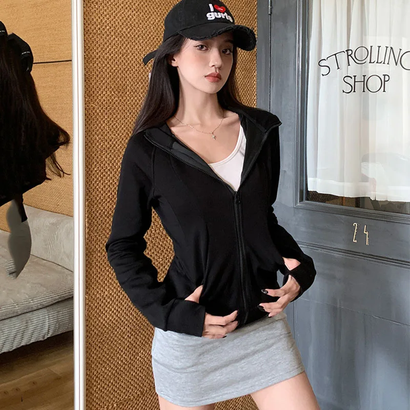 Damska sportowa kurtka z kaptu – Women'S Fashion Zip Hoodie recenzja i cena