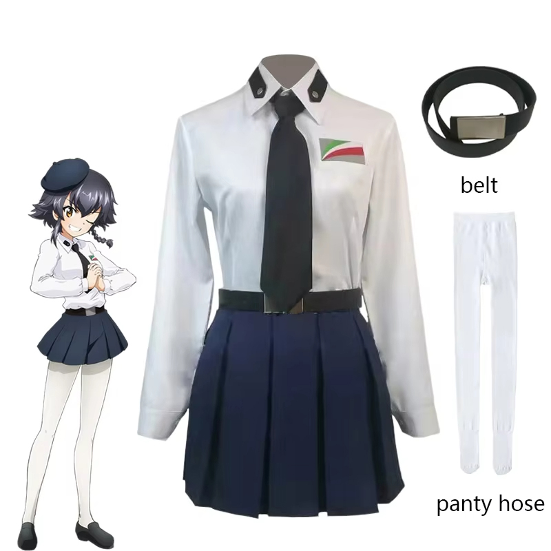 Anime GIRLS und PANZER Anzio H – Pleated Skirt Women recenzja i cena