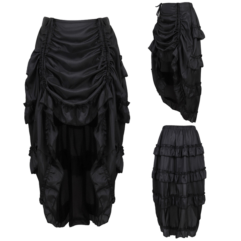Spódnice steampunk damskie got – Pleated Skirt Women recenzja i cena