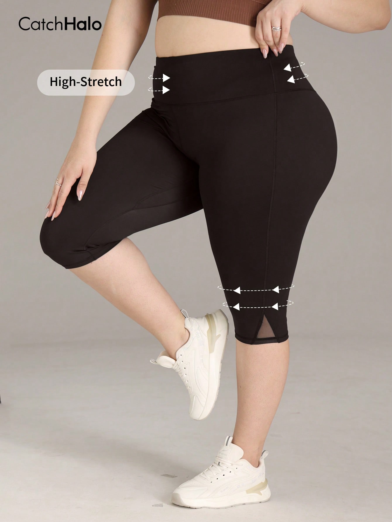 Legginsy sportowe plus size da – High Waist Leggings recenzja i cena