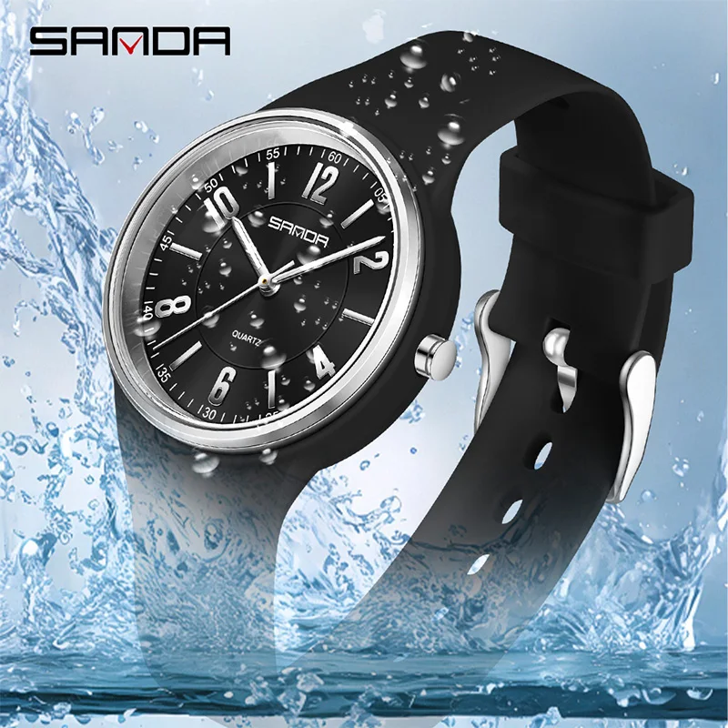 Zegarek damski SANDA, modny, k – Women'S Fashion Digital Watch recenzja i cena
