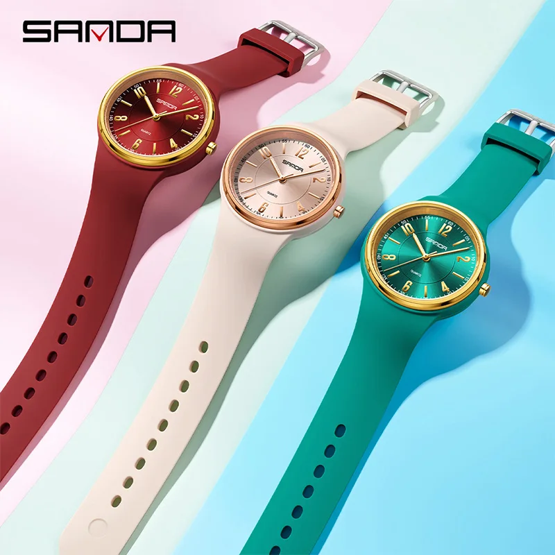 Zegarek damski SANDA, modny, k – Women'S Fashion Digital Watch recenzja i cena