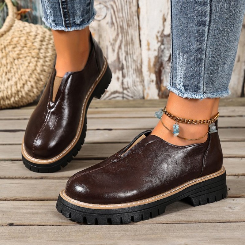 Damskie buty w stylu retro bry – Women'S Fashion Loafers recenzja i cena