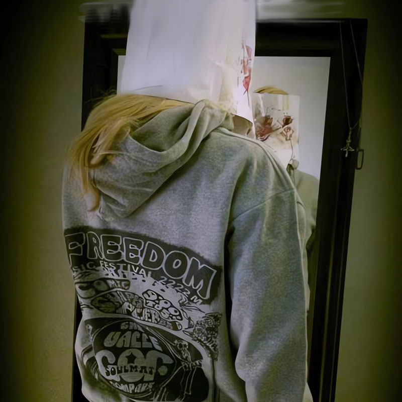 Bluza z kapturem Cry of Fear S – Women'S Fashion Zip Hoodie recenzja i cena