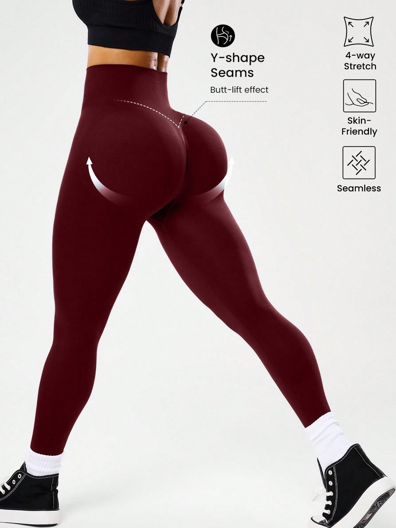 Bezszwowe legginsy do jogi z w – High Waist Leggings recenzja i cena