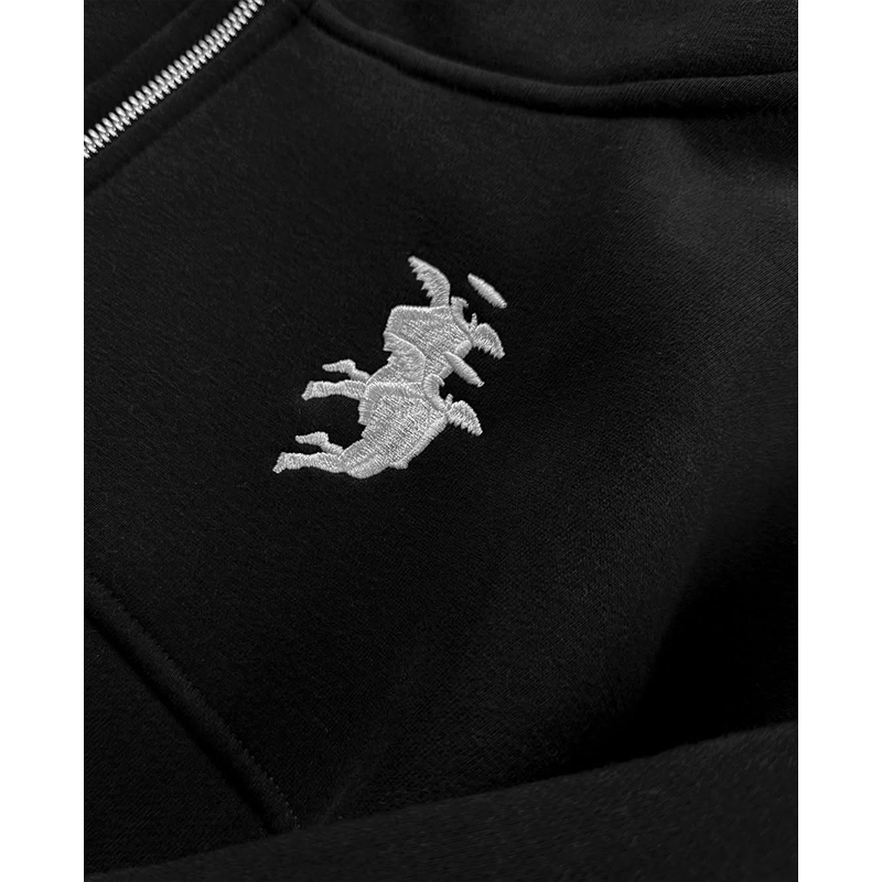 Haft graficzny Streetwear bluz – Women'S Fashion Zip Hoodie recenzja i cena