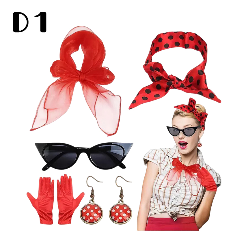Akcesoria do kostiumów retro z – Women'S Fashion Of The 50S recenzja i cena