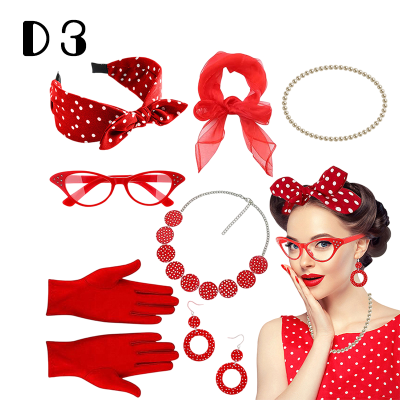Akcesoria do kostiumów retro z – Women'S Fashion Of The 50S recenzja i cena