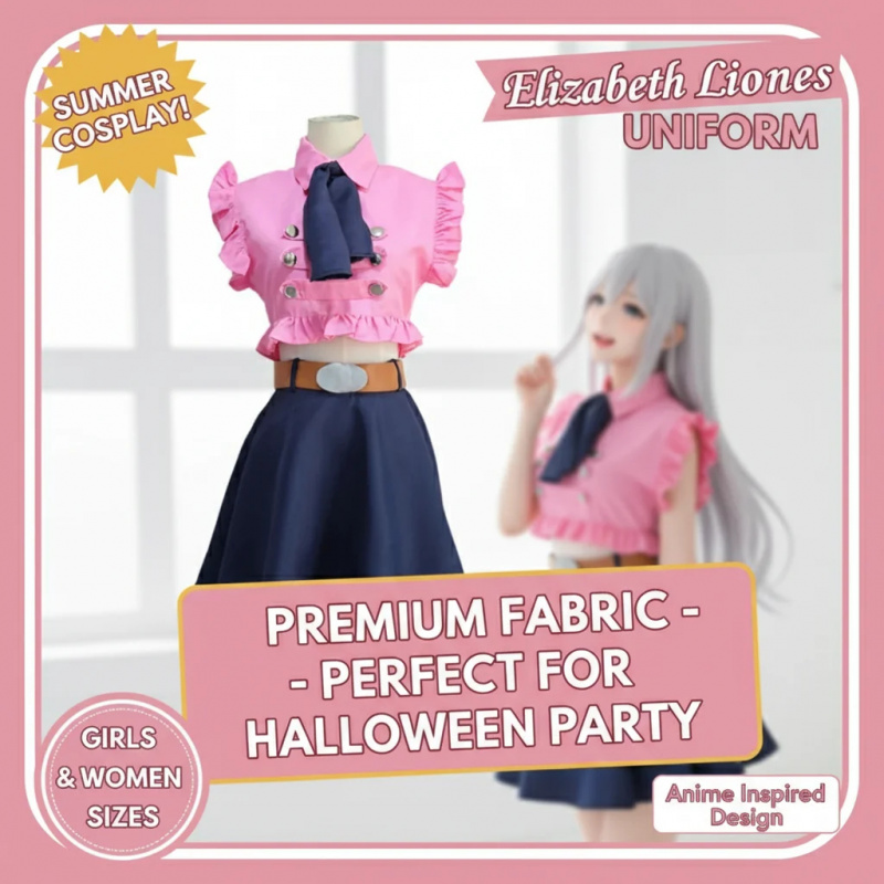 Kostium Cosplay COSAnime Danga – Pleated Skirt Women recenzja i cena