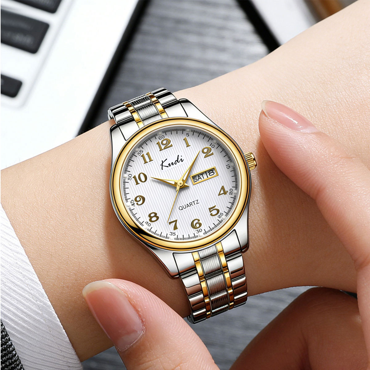 Modny zegarek damski do pracy, – Women'S Fashion Digital Watch recenzja i cena