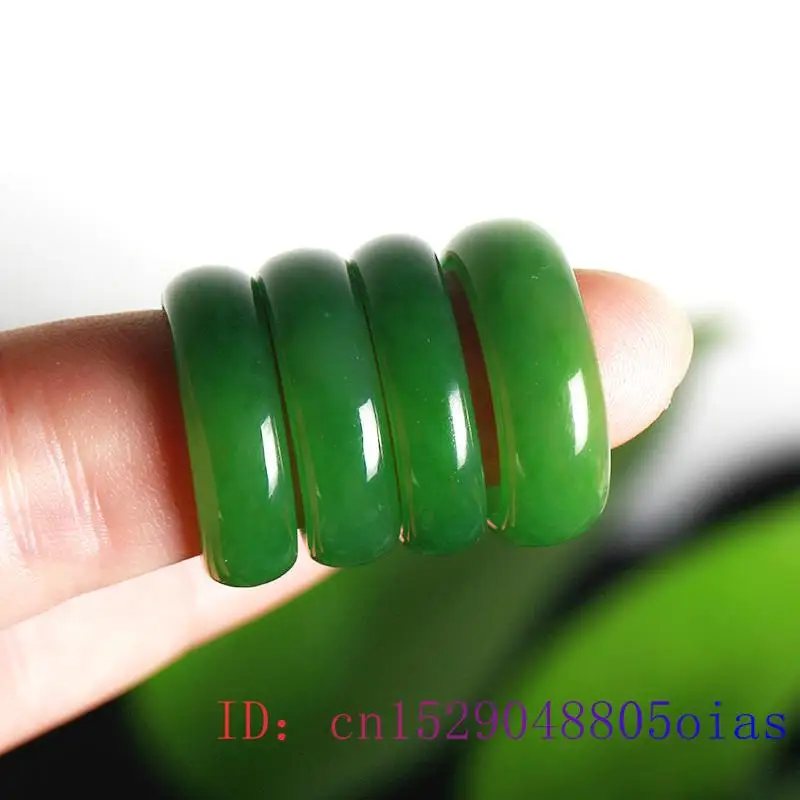 Naturalna zieleń Hetian Jade p – Women Fashion Rings recenzja i cena