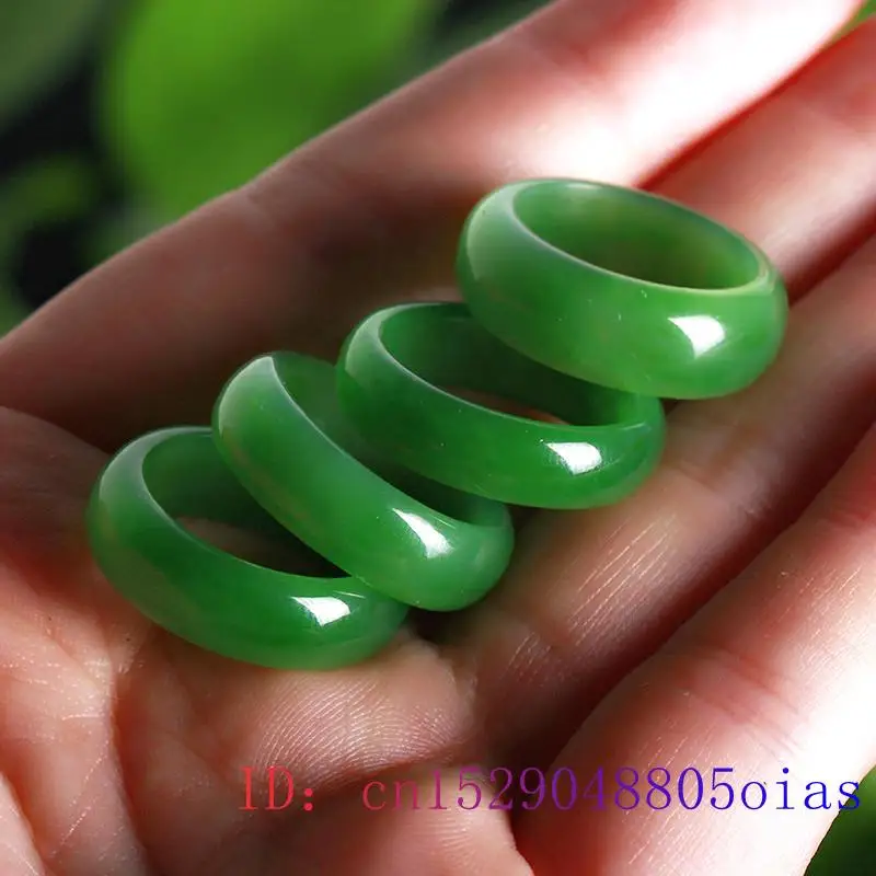 Naturalna zieleń Hetian Jade p – Women Fashion Rings recenzja i cena